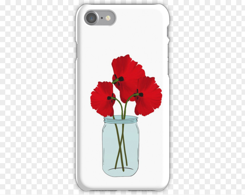 Mason Jar Flowers IPhone 7 4S 6 Plus 6S PNG