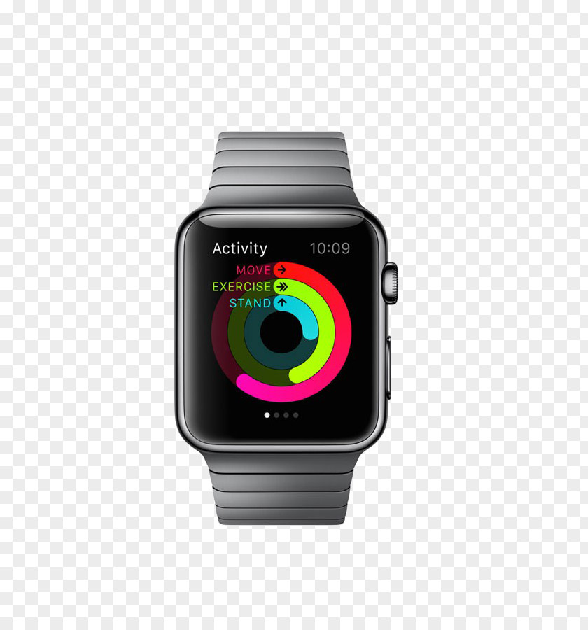 Black Watch Apple Series 2 Smartwatch PNG
