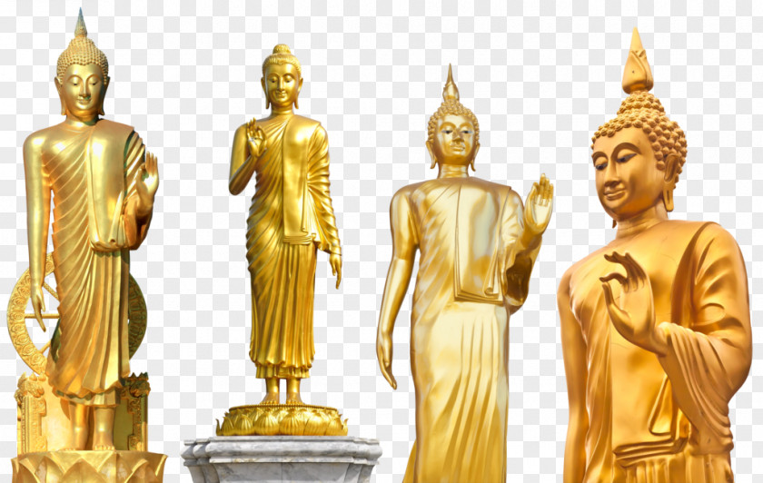 Buddhism Temple Statue Classical Sculpture Bronze PNG