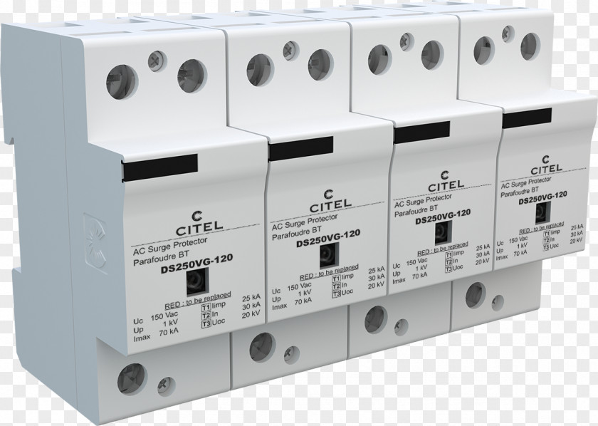 Circuit Breaker Overvoltage Surge Protector Gasableiter CITEL-2CP SA PNG