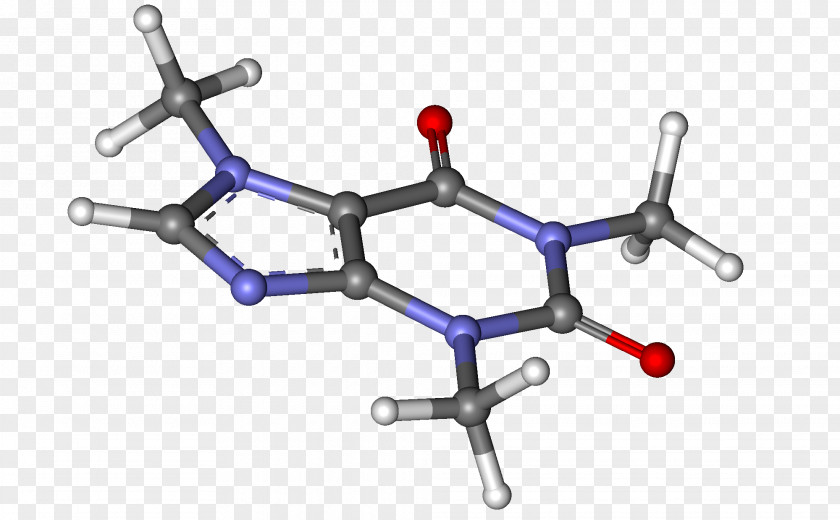 Coffee Caffeine Mate Alkaloid Molecule PNG