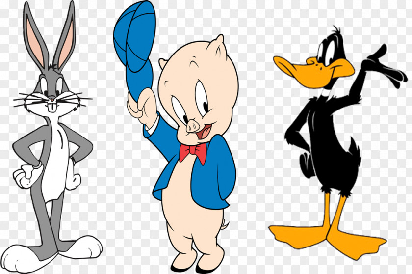 Donald Duck Daffy Bugs Bunny Porky Pig Animated Cartoon PNG