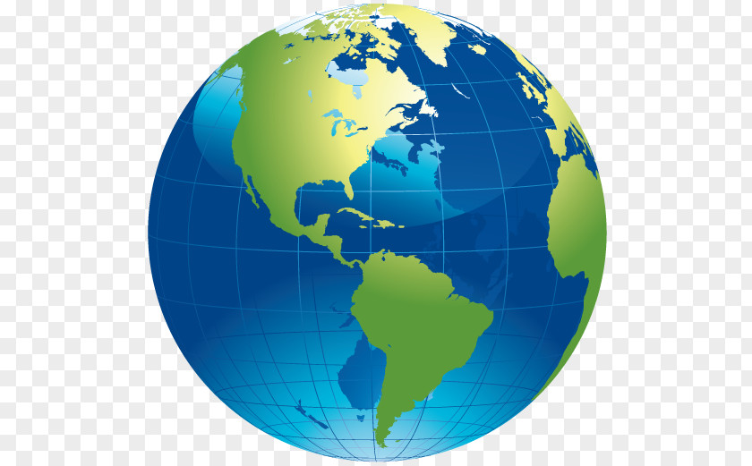 Globe World Map Earth Vector Graphics PNG