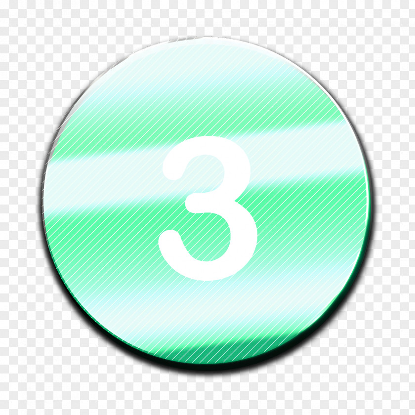 Number Logo Numbers Icon Three PNG