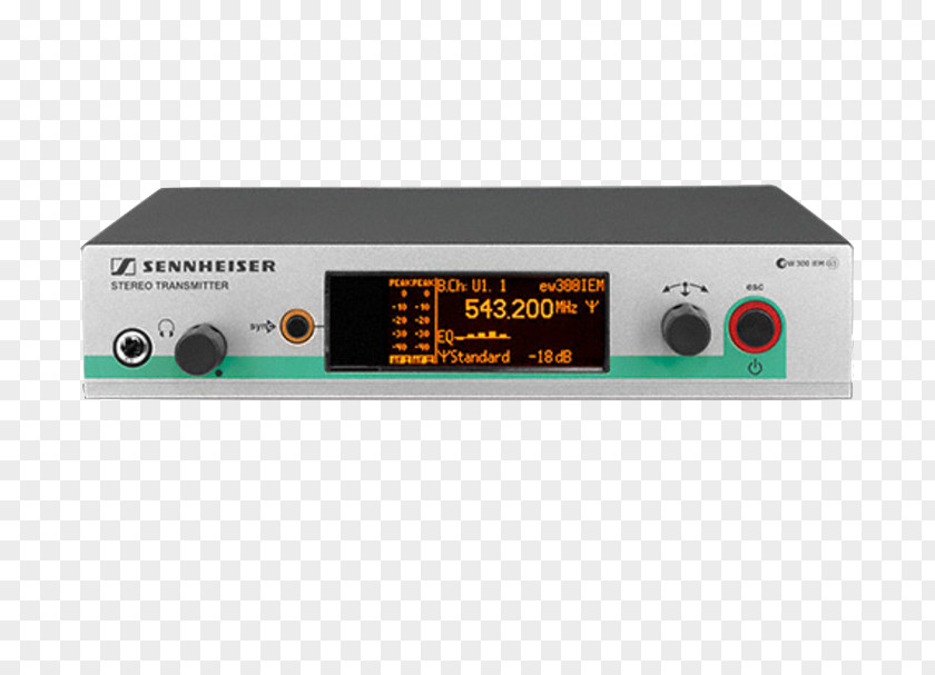 Shure Beta 58A Microphone In-ear Monitor Radio Receiver Sennheiser Transmitter PNG