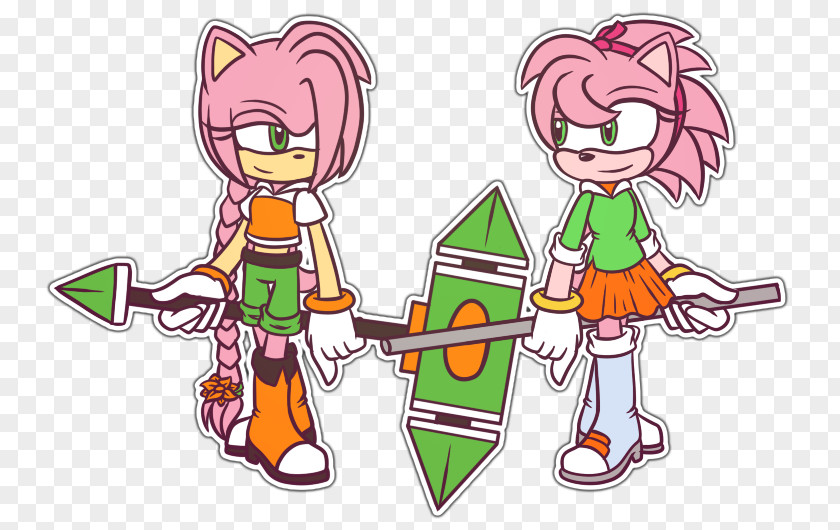 Amy Rose Sonic The Hedgehog Fan Art Character PNG