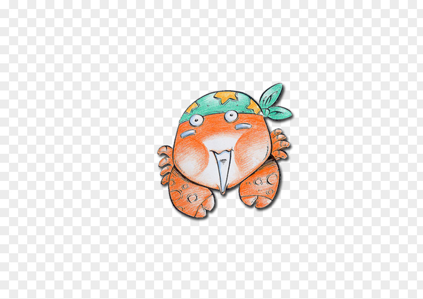 Crab With A Hat Chinese Mitten Cartoon Terrestrial PNG