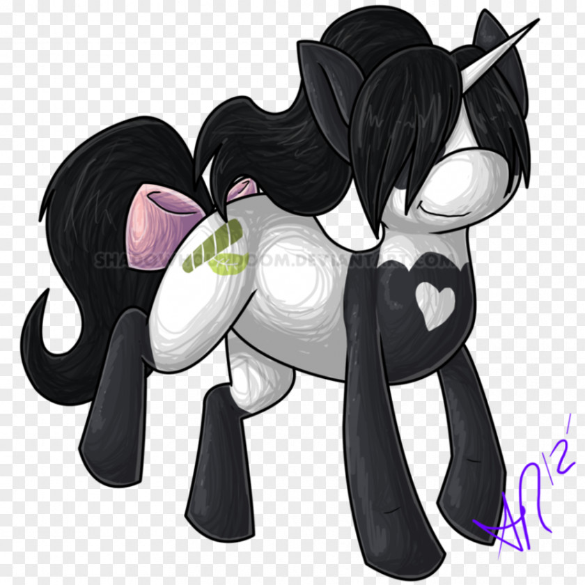 Horse Pony Cartoon Black Hair PNG