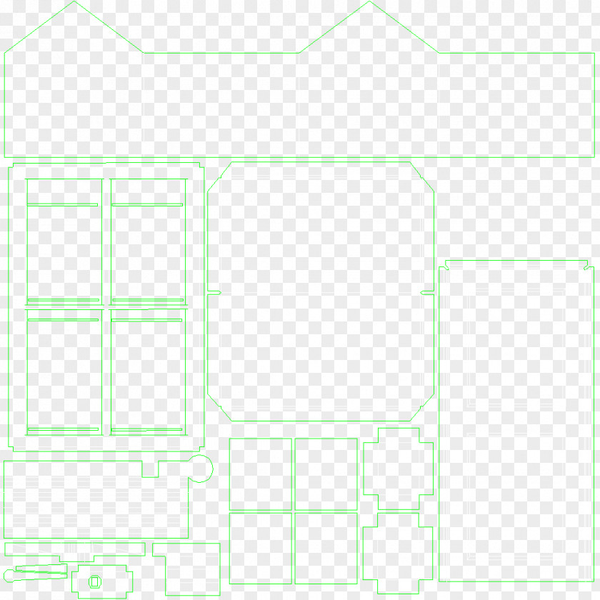 Line Paper Angle Green PNG