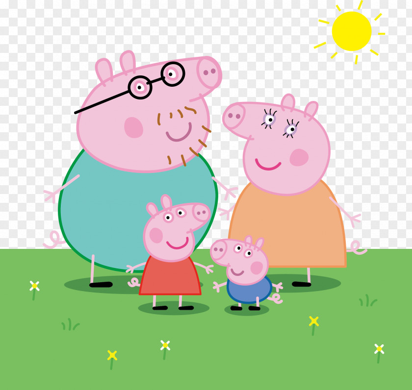 Pig A Vector Daddy Domestic Drawing Clip Art PNG