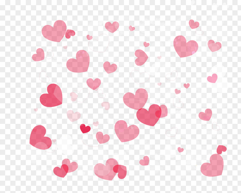 Pink Heart Drawing PNG