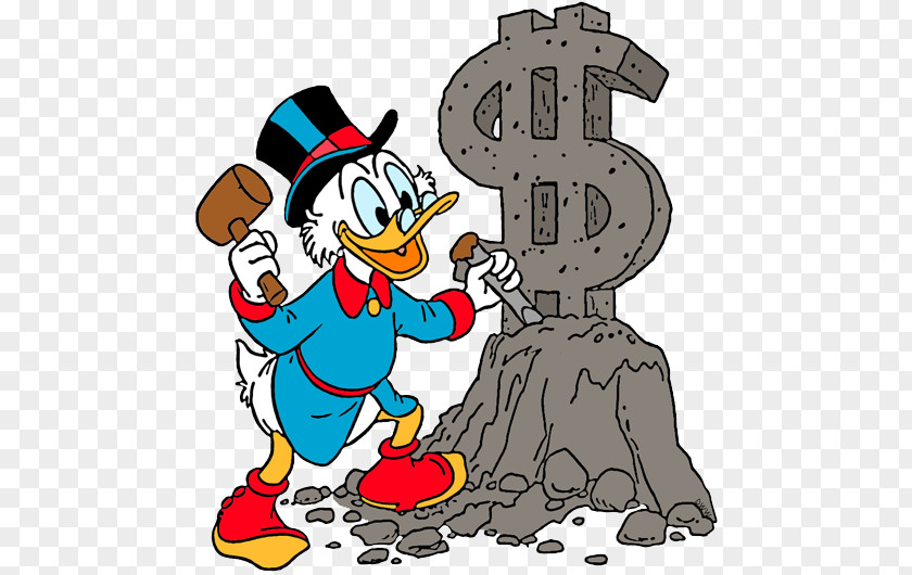 Scrooge Mcduck Clip Art McDuck Ebenezer The Walt Disney Company Cartoon PNG