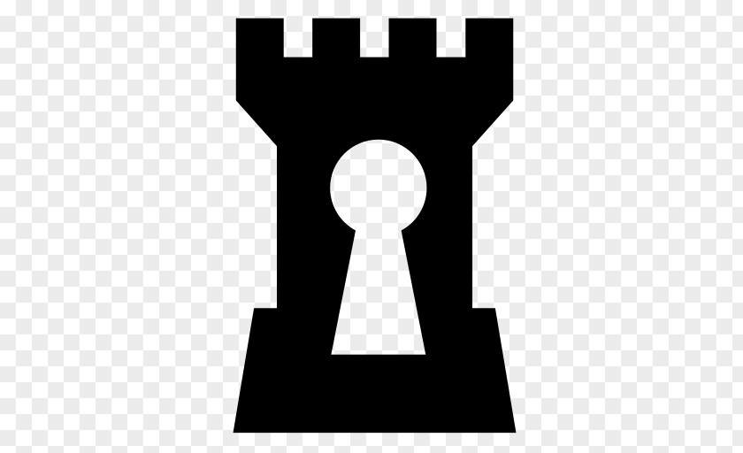 Symbol Stronghold Black & White PNG