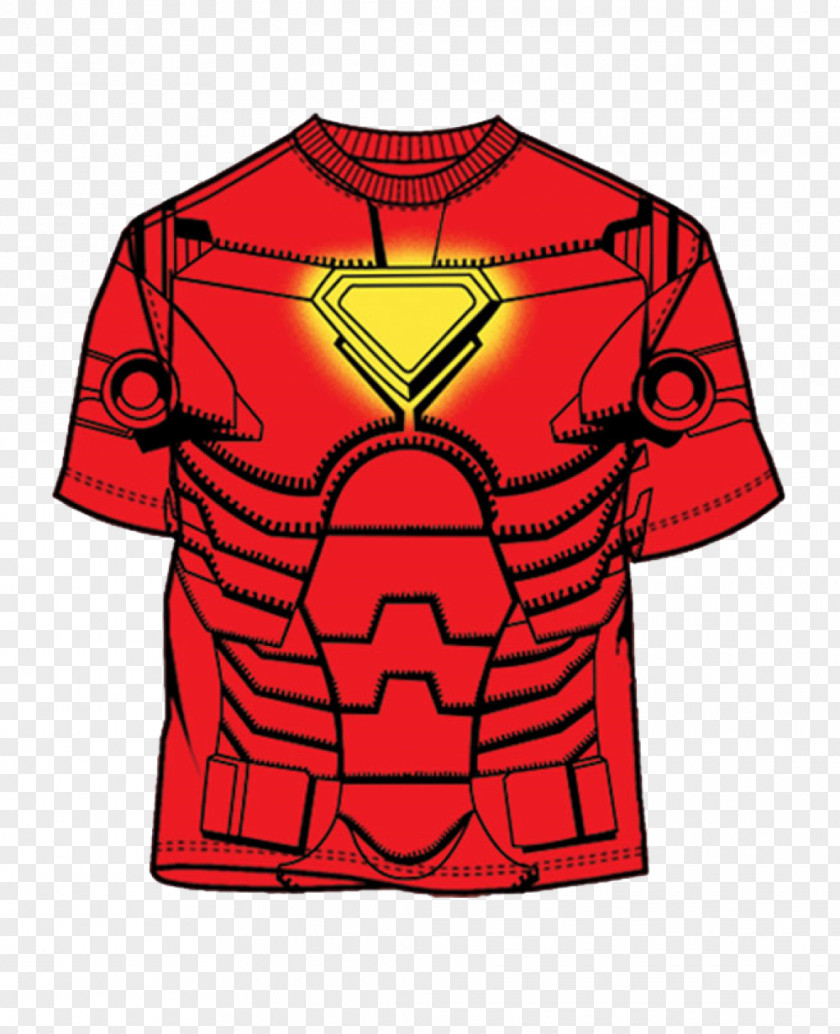 T-shirt Iron Man Spider-Man Captain America Batman PNG