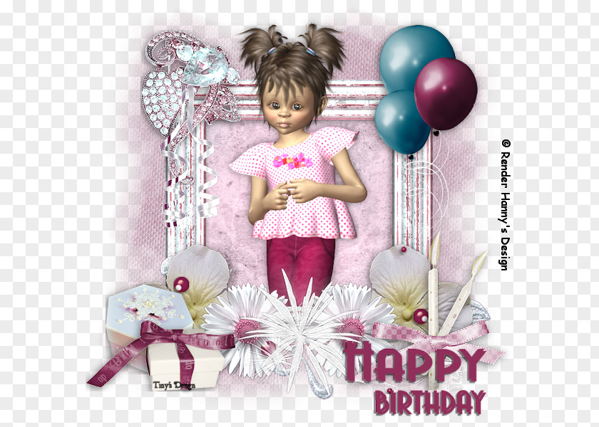 Cardmaking Diy Toy Doll Balloon Pink M PNG