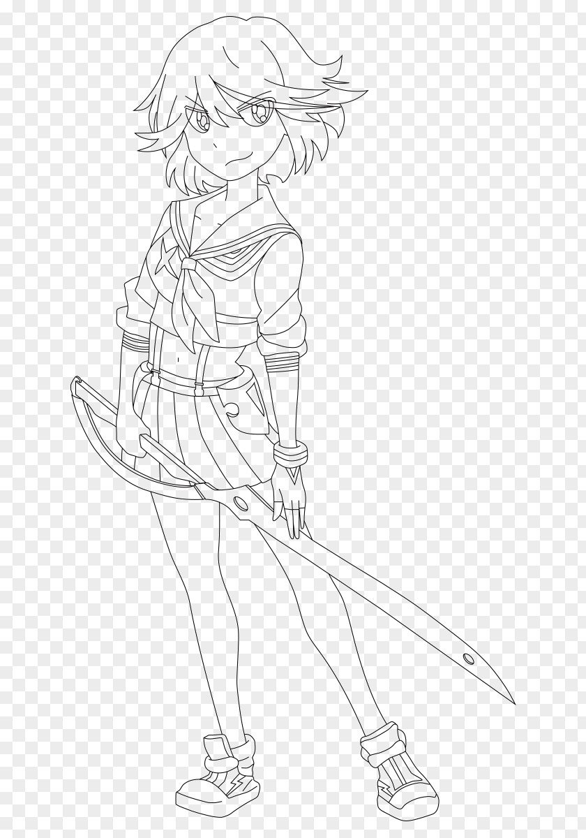 Clara Ballet Coloring Pages Ryuko Matoi Drawing Sketch Illustrator Pencil PNG