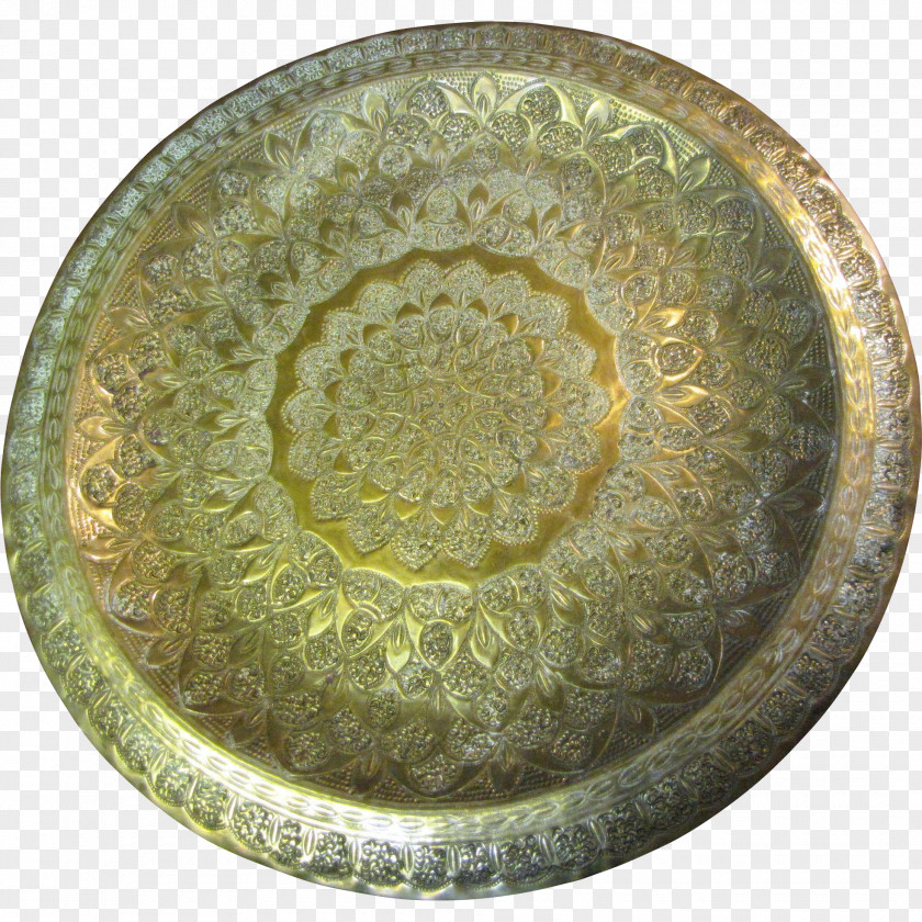 Fan Bingbing Brass Table Metal Plate Tray PNG