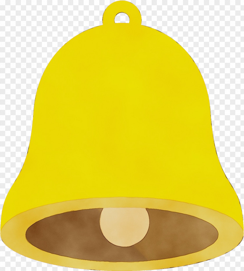 Material Property Lighting Accessory Yellow Bell Lampshade Ceiling PNG