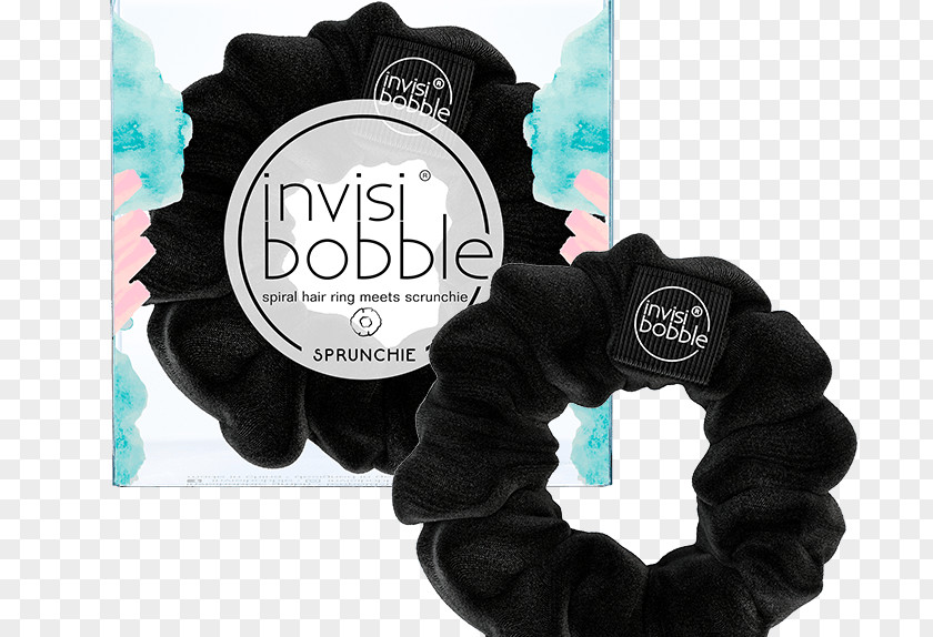 Scrunchie Bun Invisibobble Sprunchie Spiral Hair Ring Original Tie Shaper Clicky True Black PNG