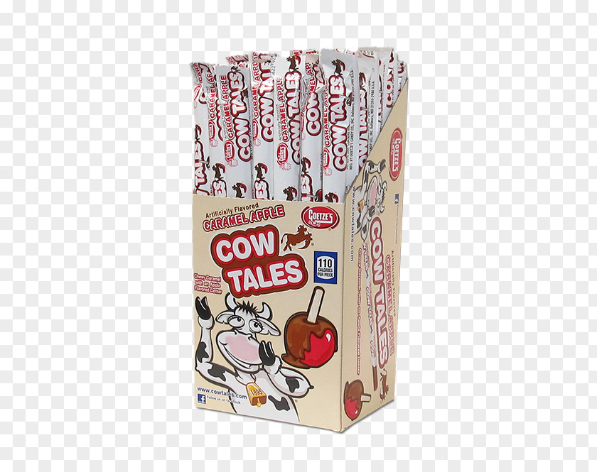 Caramel Cream Apple Cow Tales Nutrition Facts Label PNG