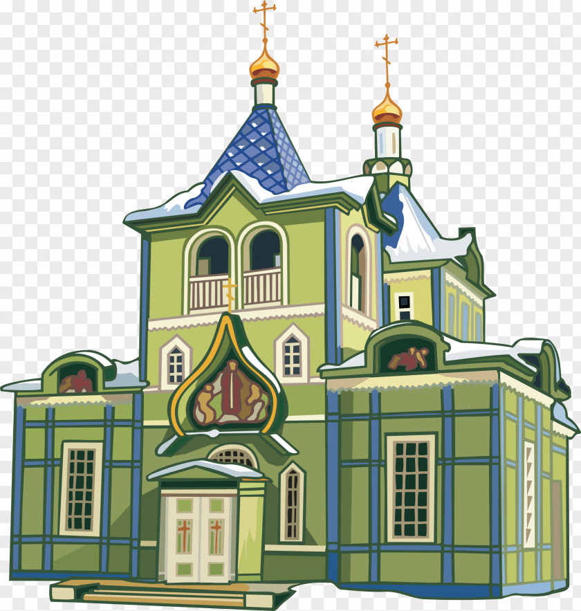 Castle Russia Temple Eastern Orthodox Church Architecture Clip Art PNG