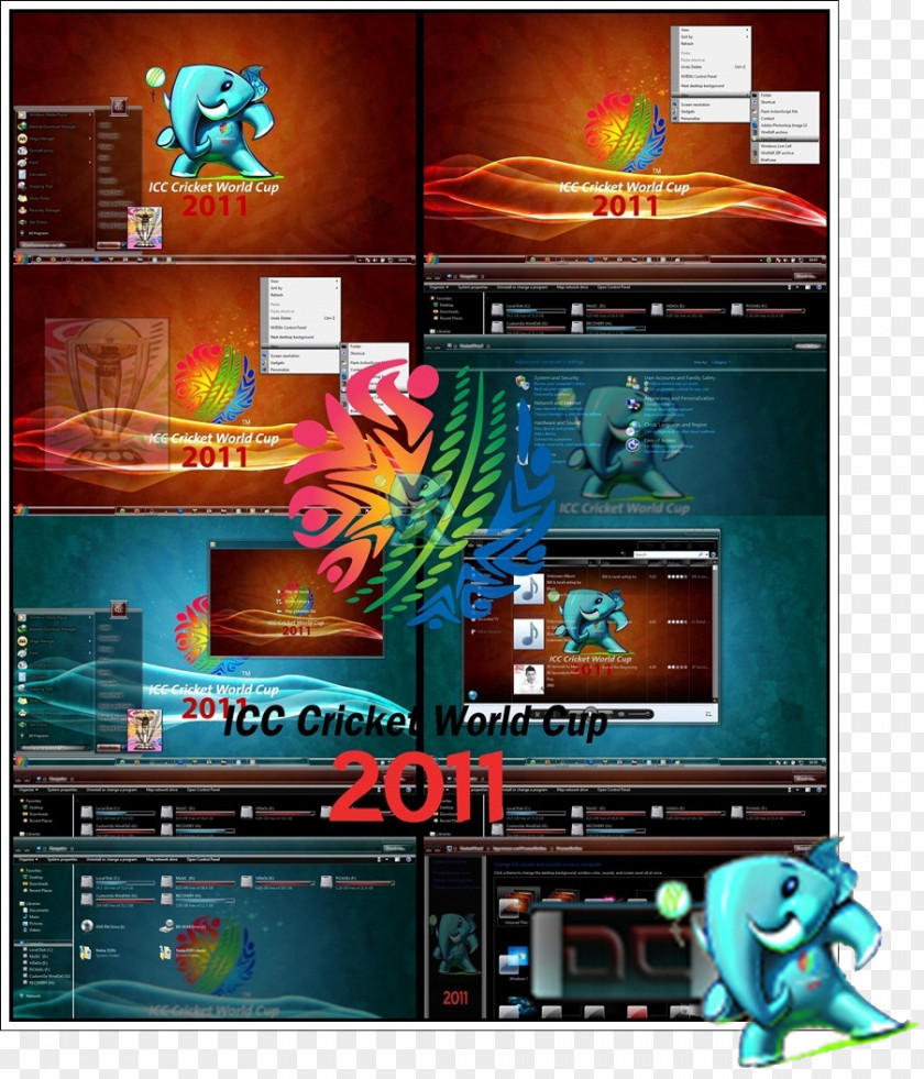 Cricket 2011 World Cup Display Device Graphic Design Desktop Wallpaper PNG