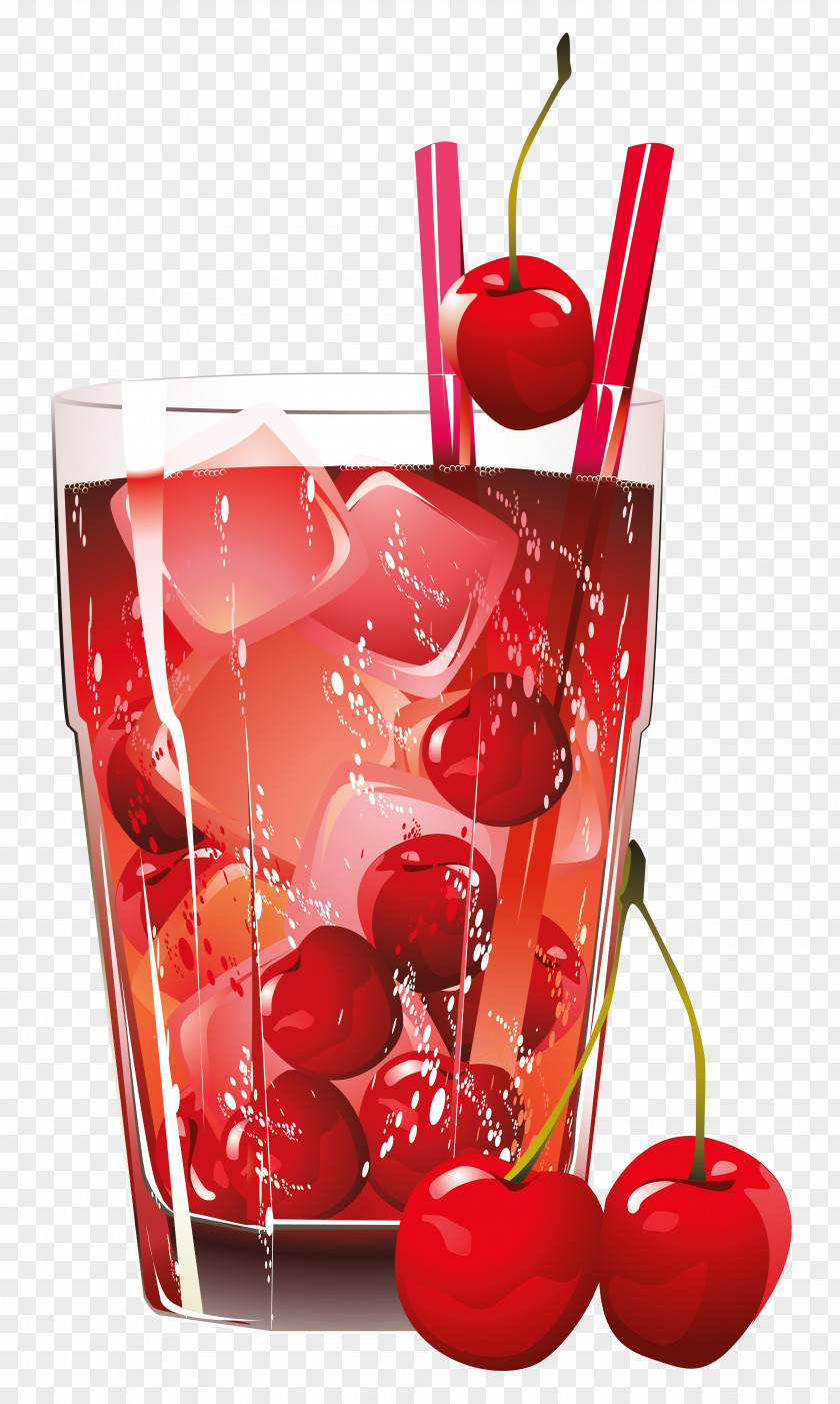 Glass Of Cherry Juice Clipart Cocktail Brandy Clip Art PNG