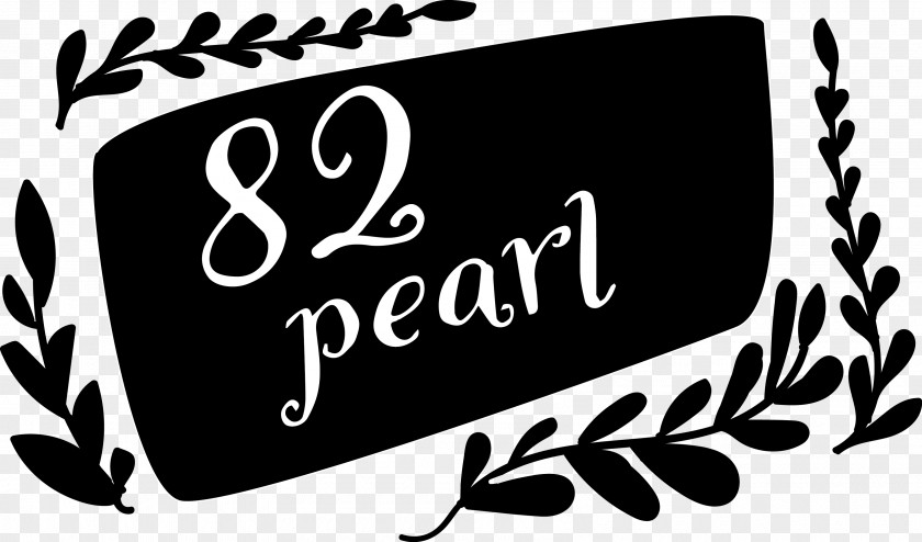 Pearl Logo Calligraphy Brand Font PNG