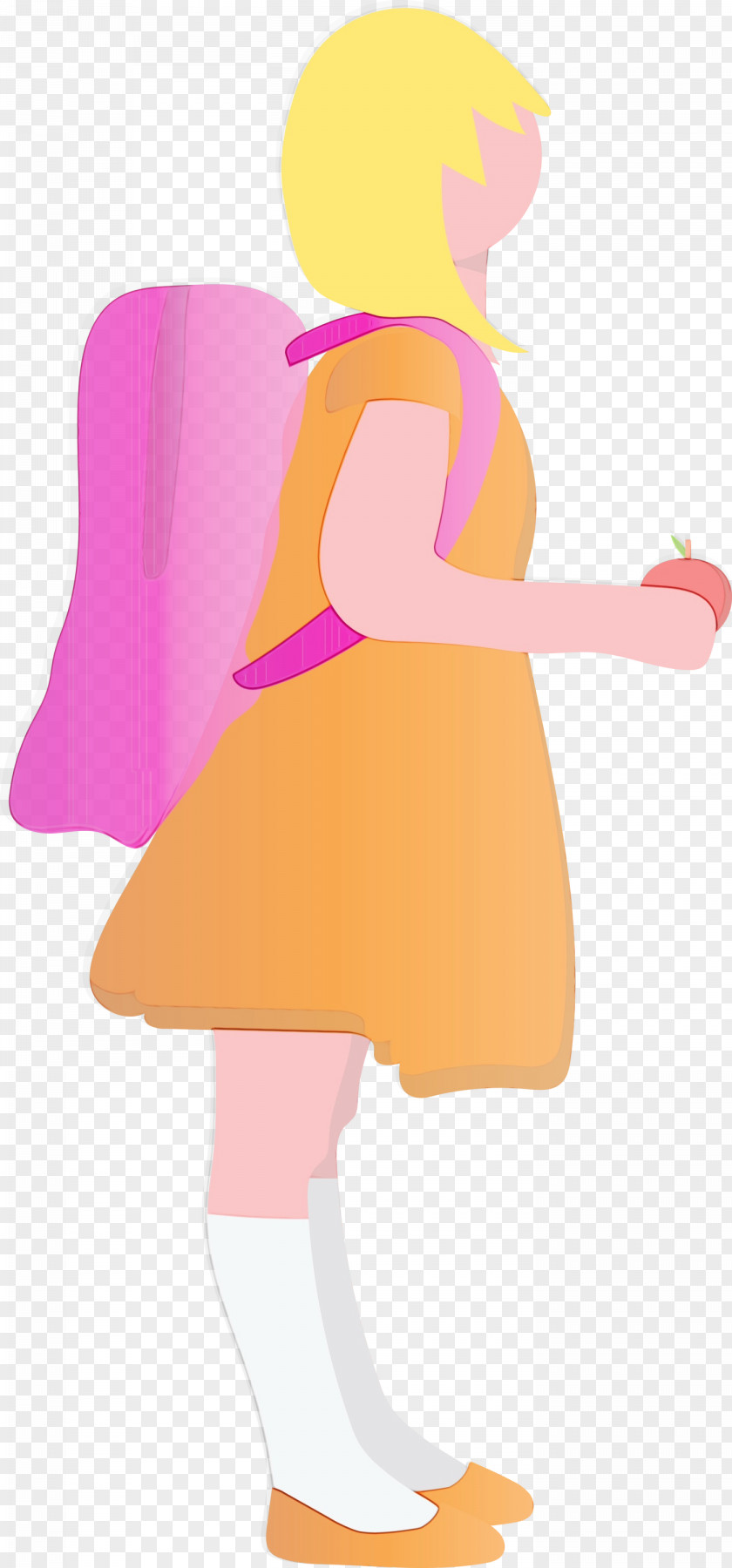 Pink Cartoon Costume Footwear Dress PNG