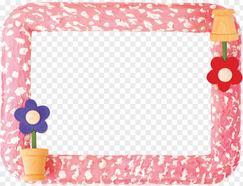 Pink Frame Cuteness PNG