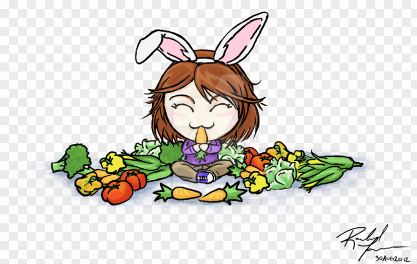 Rabbit Easter Bunny Hare Vegetable PNG