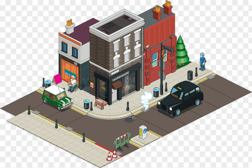 Street EBoy Isometric Graphics In Video Games And Pixel Art PNG