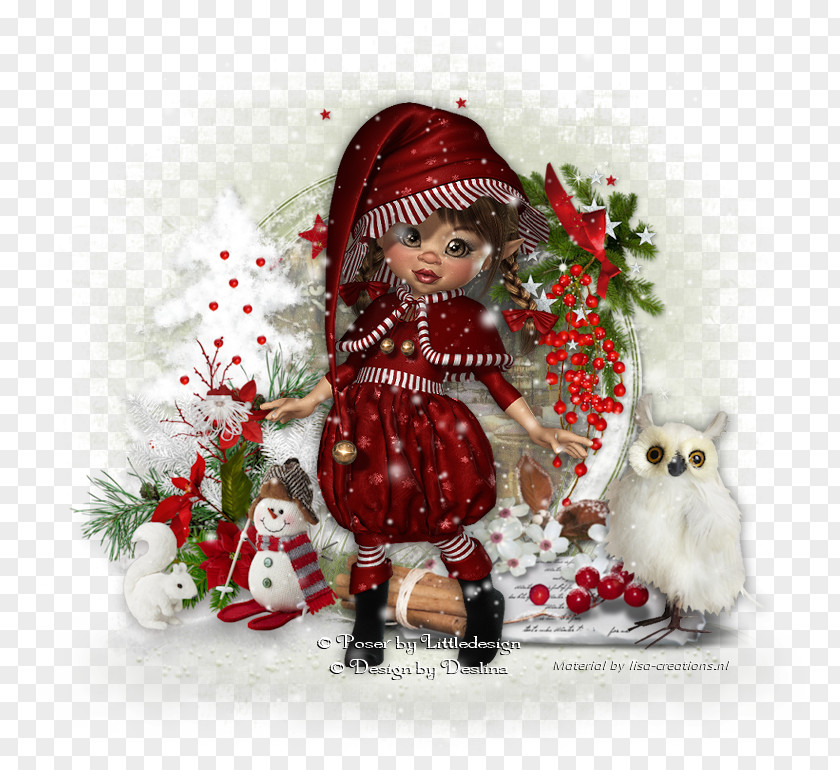 Winter Tutorial Christmas Ornament Tree Doll PNG