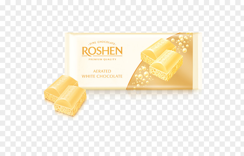 Chocolate White Roshen Caramel Wafer PNG