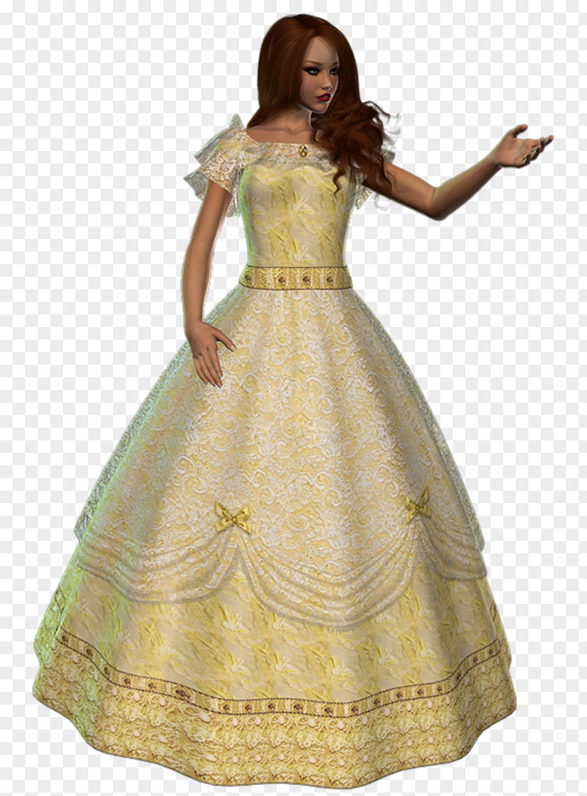 Dress Woman Bride Three-dimensional Space Internet PNG