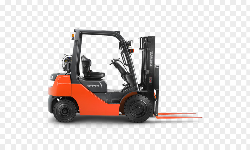 Flt Toyota Forklift Material Handling Heavy Machinery Truck PNG