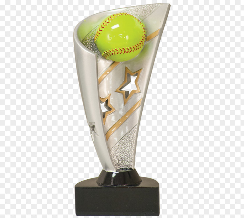 Trophy Softball Banner Award Resin PNG