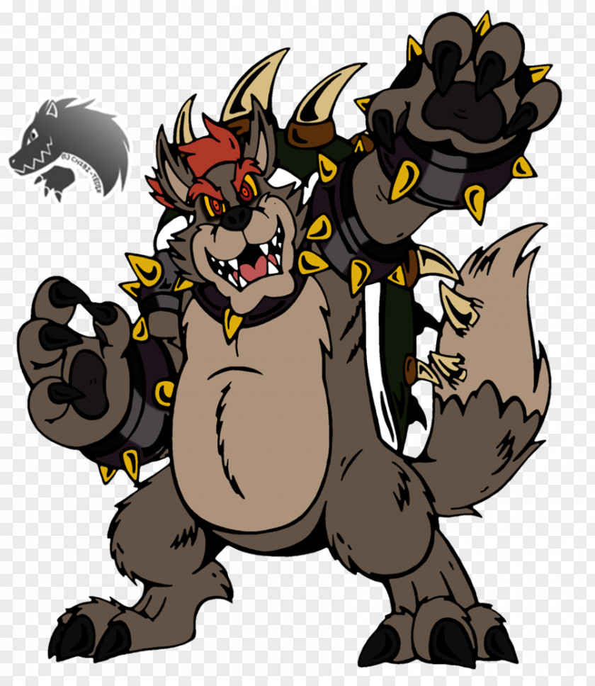 Cartoon Werewolf Animations Bowser Jr. Drawing Image PNG