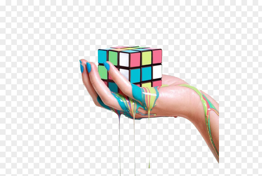 Color Cube Rubiks Art Printmaking Printing Surrealism PNG