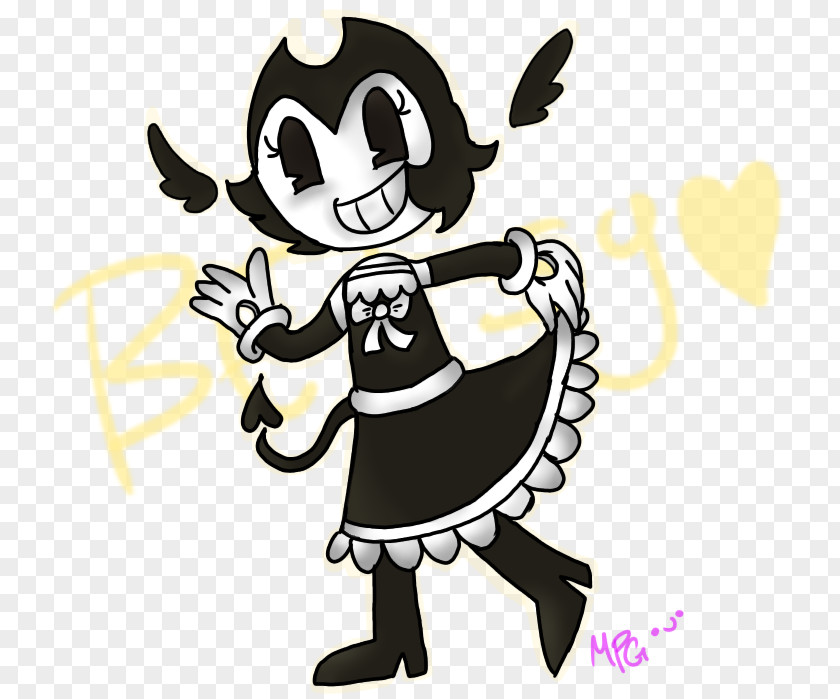 Seperation God Darkness Bendy And The Ink Machine Drawing Art Image PNG