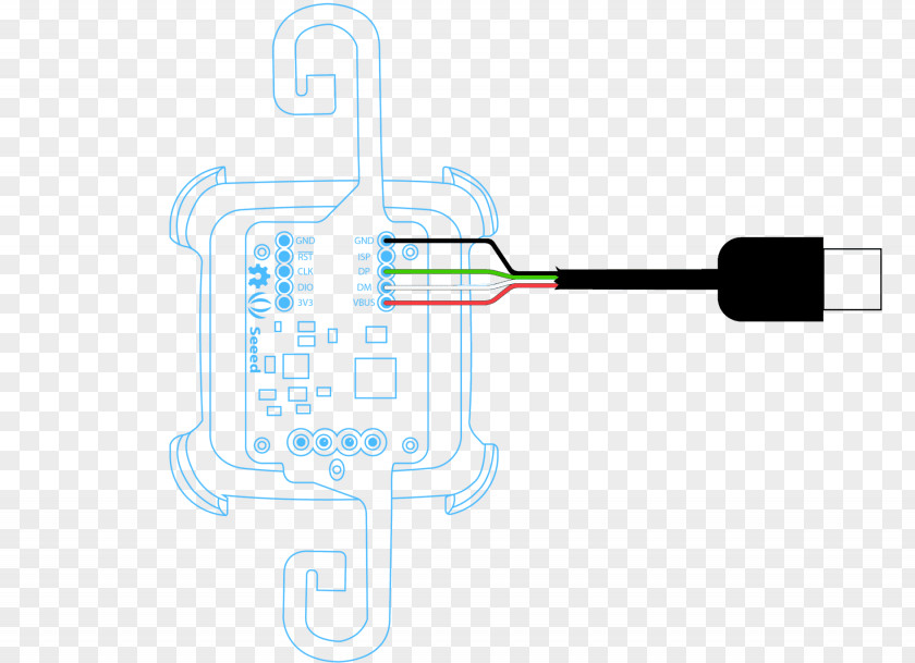 Usb Cable Electronic Component Wiring Diagram Circuit PNG