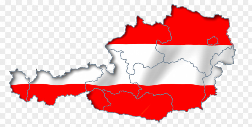 Water Sports Flag Of Austria Vector Map PNG