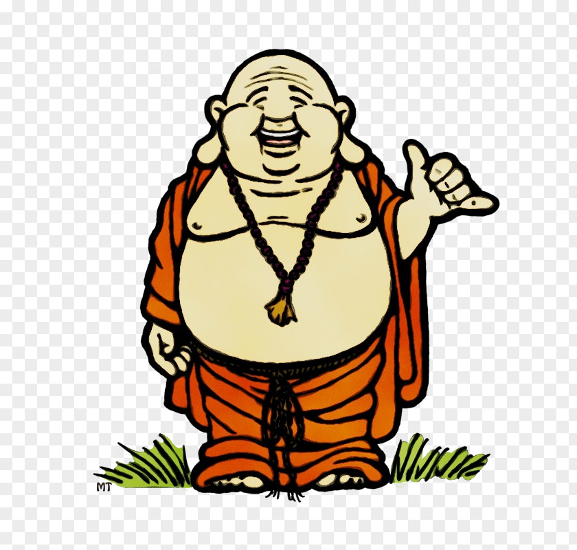 Artwork Fictional Character Buddha Cartoon PNG