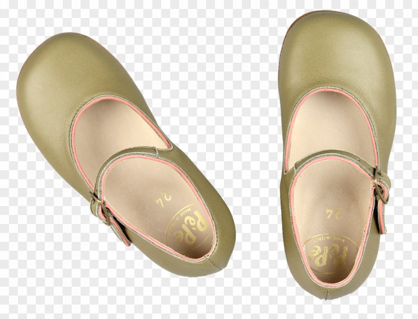 Baby Shoes Slipper Beige PNG