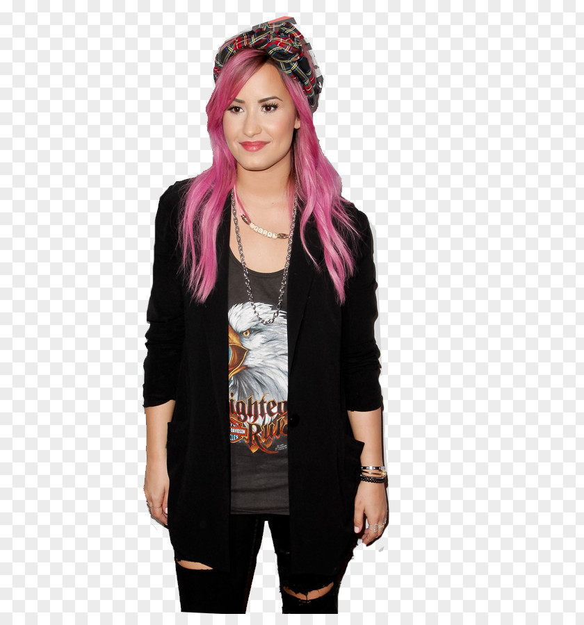 Demi Lovato Lovatics Hoodie Hair Artist PNG