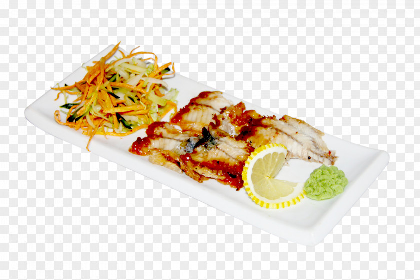 Eel Sashimi Japanese Cuisine Dish Recipe Garnish Seafood PNG