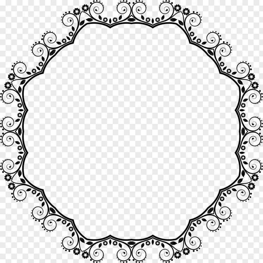 Floral Frame Clip Art PNG