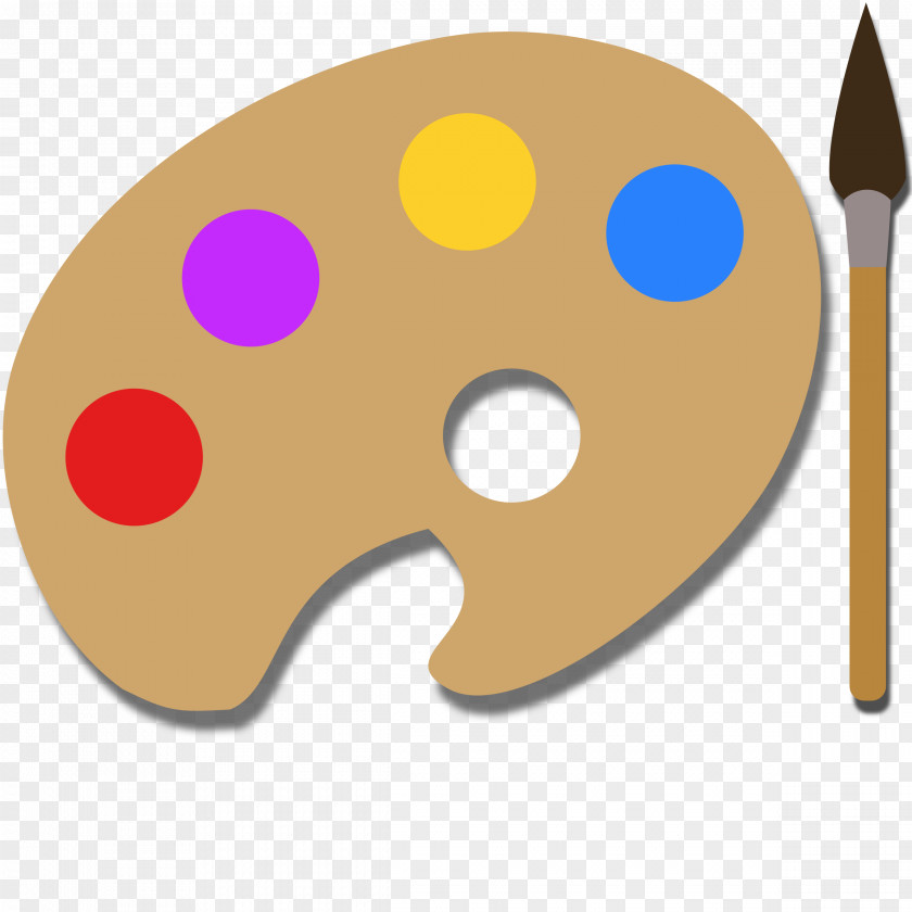 Paint Brush Palette Painting Paintbrush Clip Art PNG
