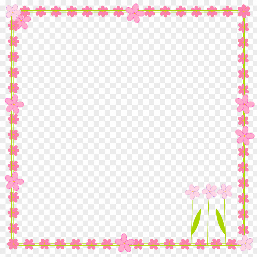 Flower Cliparts Frame Picture Paper Clip Art PNG