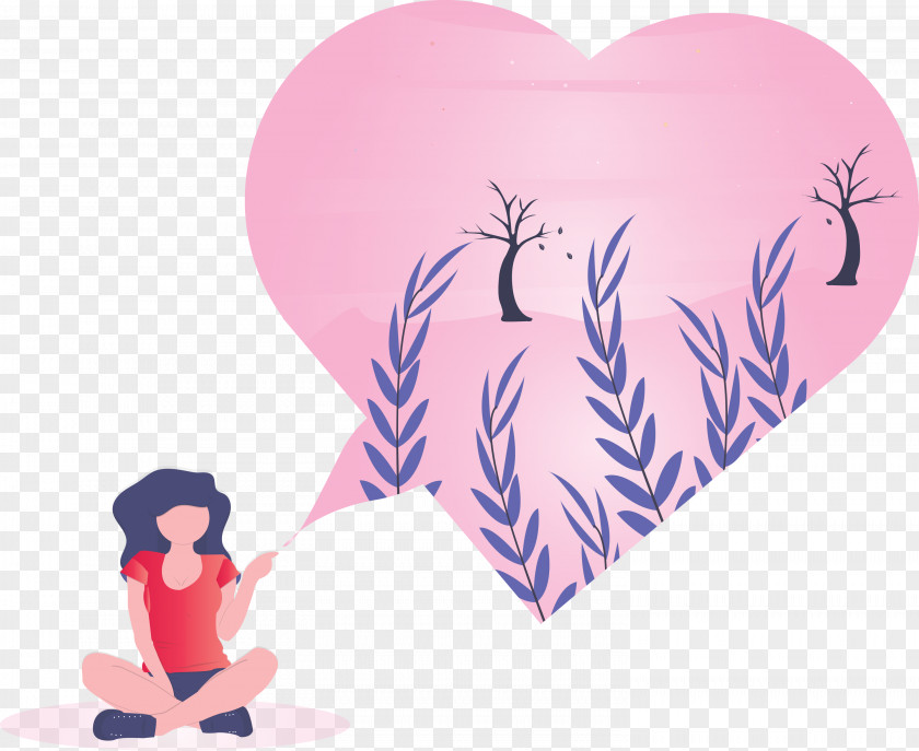 Heart Pink Love Gesture PNG
